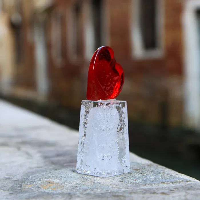MuranoVItrum Necklaces Heart of Ice Tower Love of Venice Murano Glass MuranoVItrum Necklaces Heart of Ice Tower Love of Venice Murano Glass