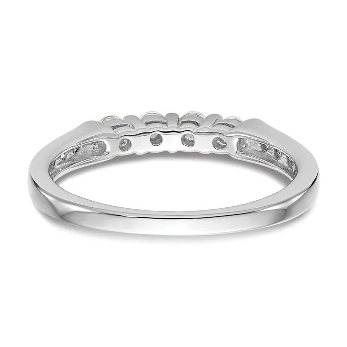 036ct CZ Solid Real 14K White Gold Wedding Wedding Band Ring Goldia Rings