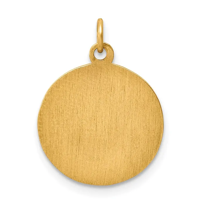Goldia Charm Necklaces 14k Yellow Gold Infant of Prague Medal Charm