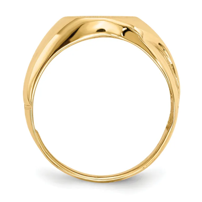Goldiacom Rings 14k VS Diamond mens signet ring