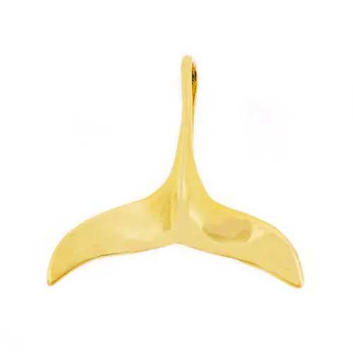 Goldia Necklaces 14K Gold Blue Whale Tail Fluke Pendant