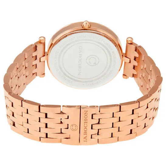 JMS always Original Cabochon Carlita White Crystals Ladies Watch CABOCHON16389RG22 Watches