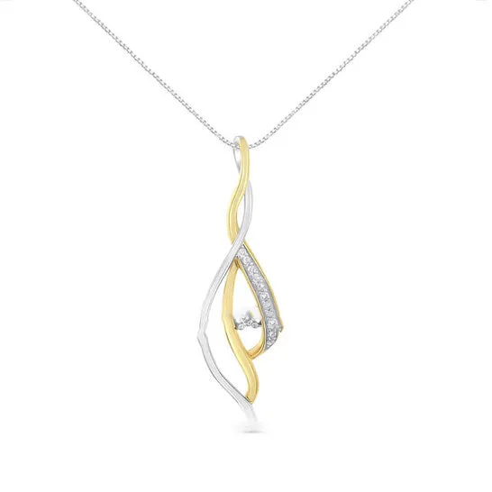 JMS always Original Espira 10K TwoTone Gold 110ct TDW Diamond Cascade Pendant Necklace IJ I1I2 Necklaces JMS always Original Espira 10K TwoTone Gold 110ct TDW Diamond Cascade Pendant Necklace IJ I1I2 Necklaces