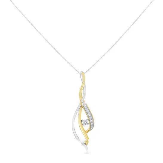 JMS always Original Espira 10K TwoTone Gold 110ct TDW Diamond Cascade Pendant Necklace IJ I1I2 Necklaces JMS always Original Espira 10K TwoTone Gold 110ct TDW Diamond Cascade Pendant Necklace IJ I1I2 Necklaces