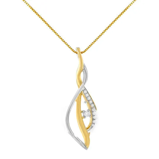 JMS always Original Espira 10K TwoTone Gold 110ct TDW Diamond Cascade Pendant Necklace IJ I1I2 Necklaces JMS always Original Espira 10K TwoTone Gold 110ct TDW Diamond Cascade Pendant Necklace IJ I1I2 Necklaces