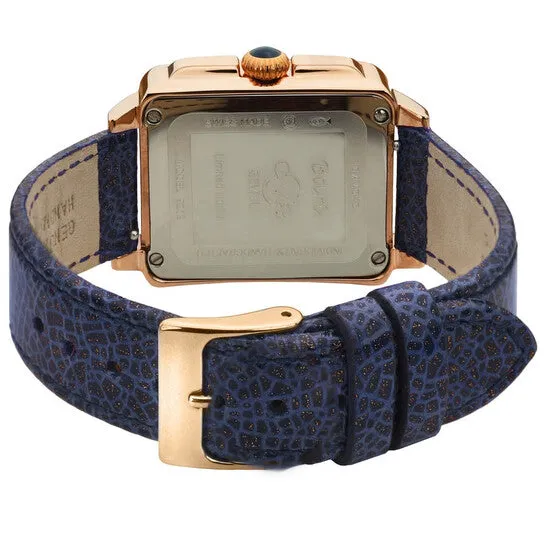 JMS always Watches Original GV2 by Gevril Bari Sparkle Quartz Diamond Blue Dial Ladies Watch 9234