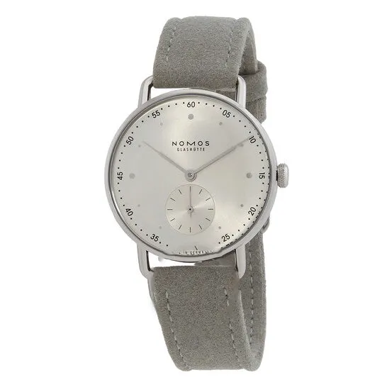 JMS always Watches Original Nomos Metro 33 Hand Wind Silver Dial Watch 1122
