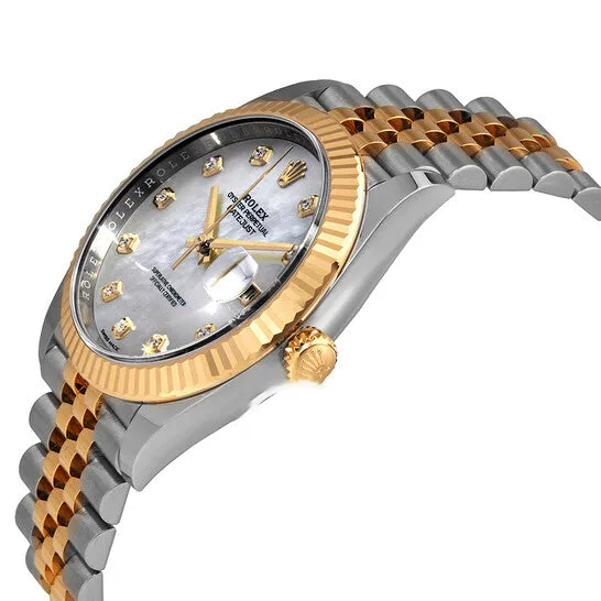 Necklaces JMS always Original Rolex Datejust 41 White Mother of Pearl Dial Automatic Mens Steel and 18K Yellow Gold Jubilee Watch 126333MDJ Necklaces JMS always Original Rolex Datejust 41 White Mother of Pearl Dial Automatic Mens Steel and 18K Yellow Gold Jubilee Watch 126333MDJ