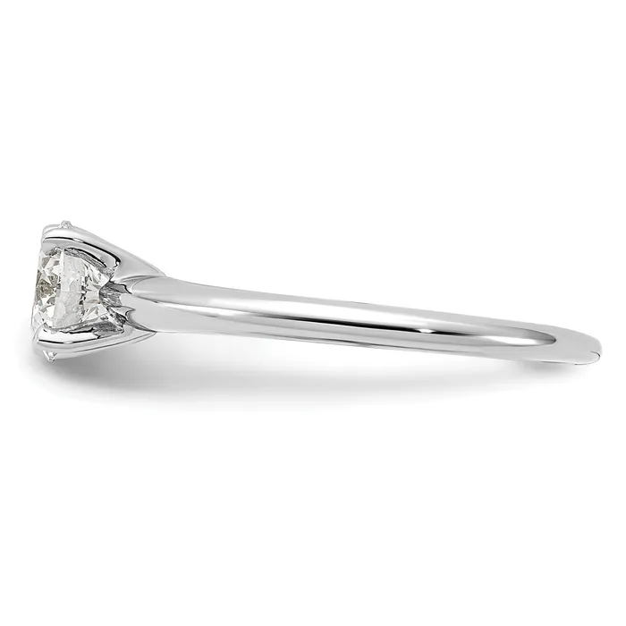 Rings Goldia 14k White Gold 34 Ct Lab Grown Diamond VS F Round Solitaire Engagement Ring