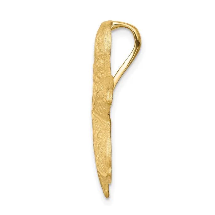Rings Goldia 14k Yellow Gold Brushed Diamondcut Starfish Slide