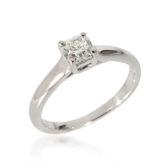 Rings JMS always Original PreOwned Tiffany Co Lucida Diamond Engagement Ring in Platinum E VS2 052 CTW