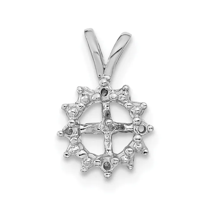 14k White Gold 45mm Round Freshwater Cultured Pearl AAA Diamond Pendant TreasureFineJewelers Necklaces 14k White Gold 45mm Round Freshwater Cultured Pearl AAA Diamond Pendant TreasureFineJewelers Necklaces