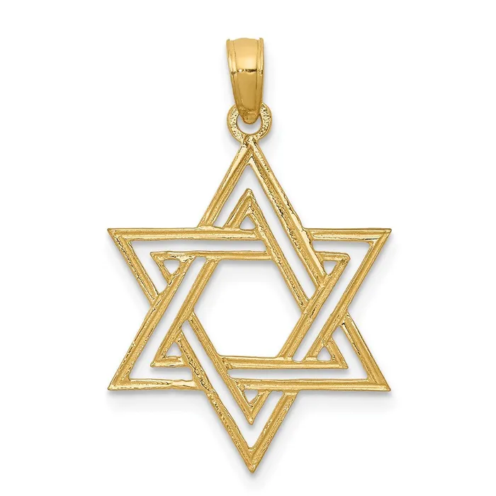 Necklaces 14k Star of David Pendant TreasureFineJewelers