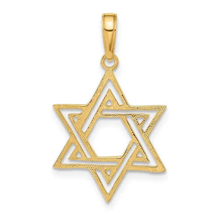 Necklaces 14k Star of David Pendant TreasureFineJewelers