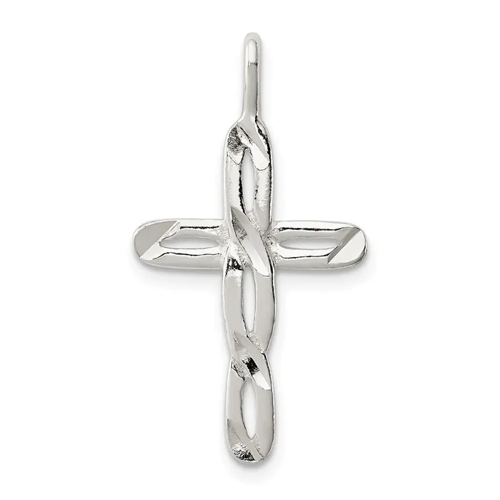 Necklaces Sterling Silver Cross Pendant TreasureFineJewelers