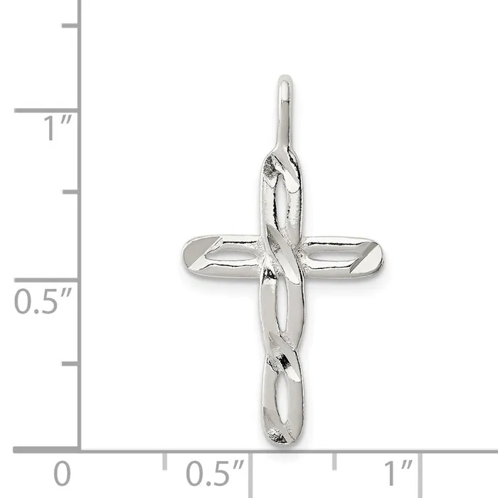 Necklaces Sterling Silver Cross Pendant TreasureFineJewelers