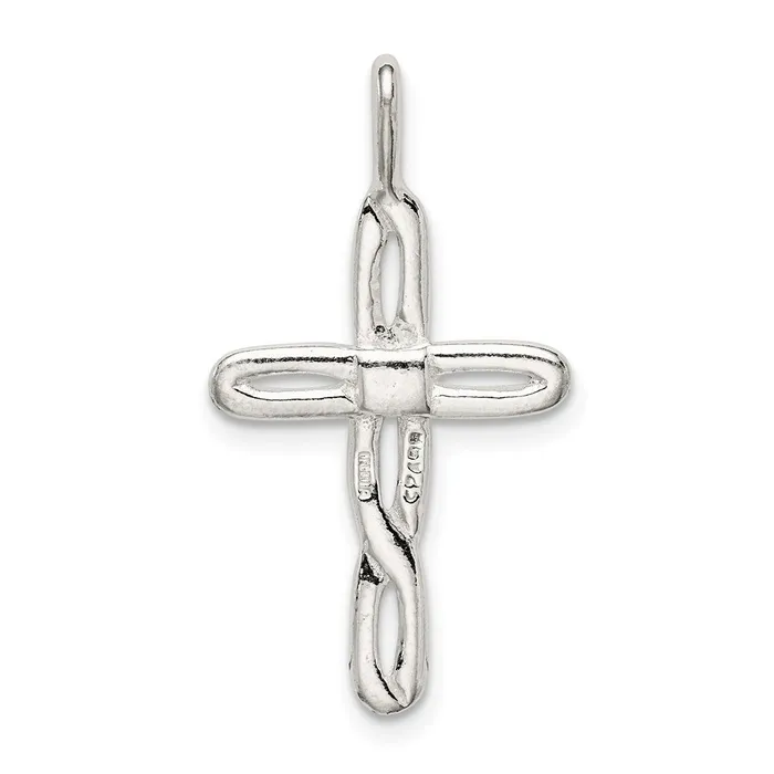 Necklaces Sterling Silver Cross Pendant TreasureFineJewelers