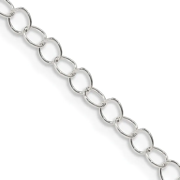 Sterling Silver 35mm Fancy Cable Chain TreasureFineJewelers Necklaces