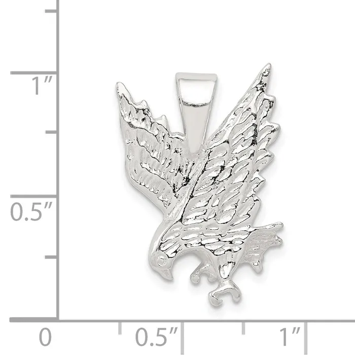 Sterling Silver Eagle Pendant TreasureFineJewelers Necklaces