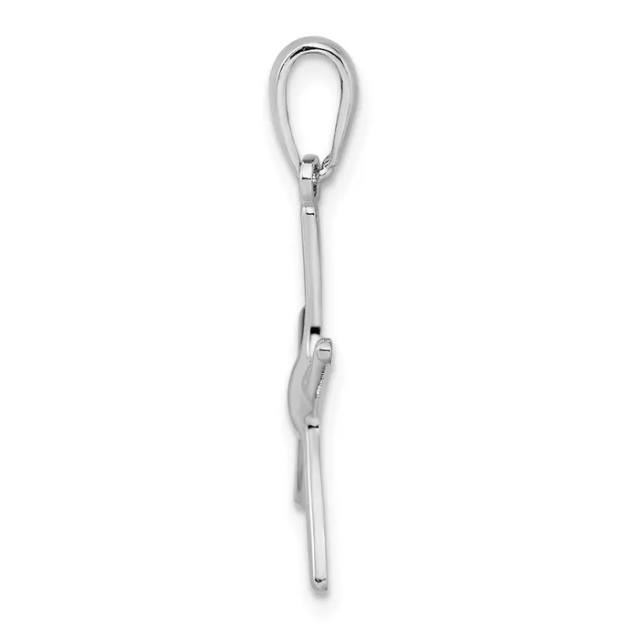 Sterling Silver Polished Starfish Pendant TreasureFineJewelers Necklaces