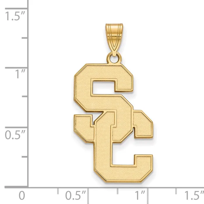 TreasureFineJewelers Necklaces 10k Gold University of Southern California XL Pendant