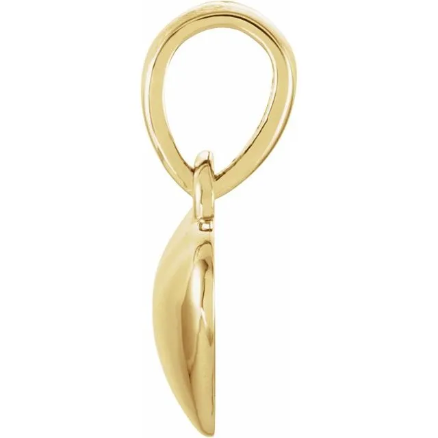 TreasureFineJewelers Necklaces 14K Yellow 03 CT Diamond 1355x835 mm Heart Pendant