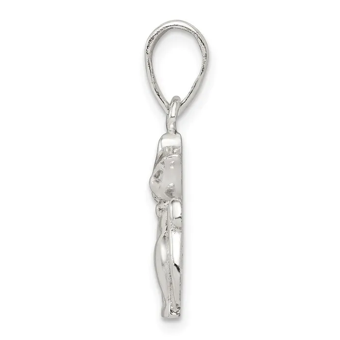 TreasureFineJewelers Necklaces Sterling Silver Cats Pendant
