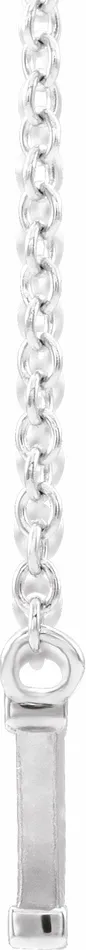 TreasureFineJewelers Necklaces Sterling Silver God Is Greater Than the Highs Lows 18 Necklace