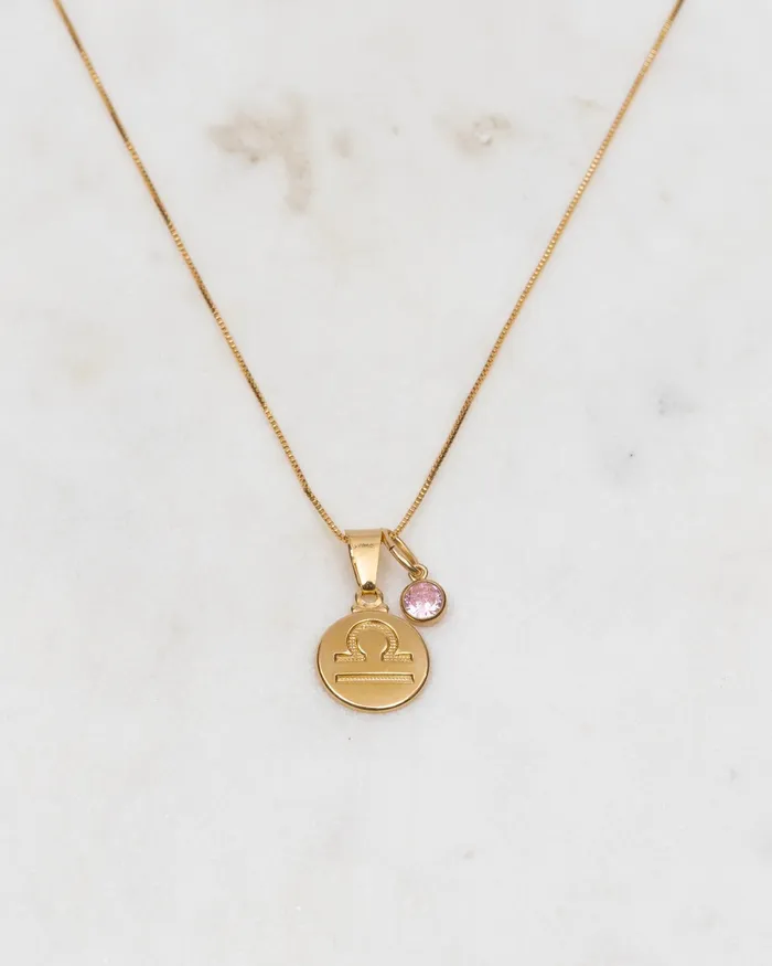 Libra Zodiac Necklace ERIJEWELRY Necklaces