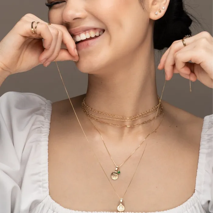 Libra Zodiac Necklace ERIJEWELRY Necklaces