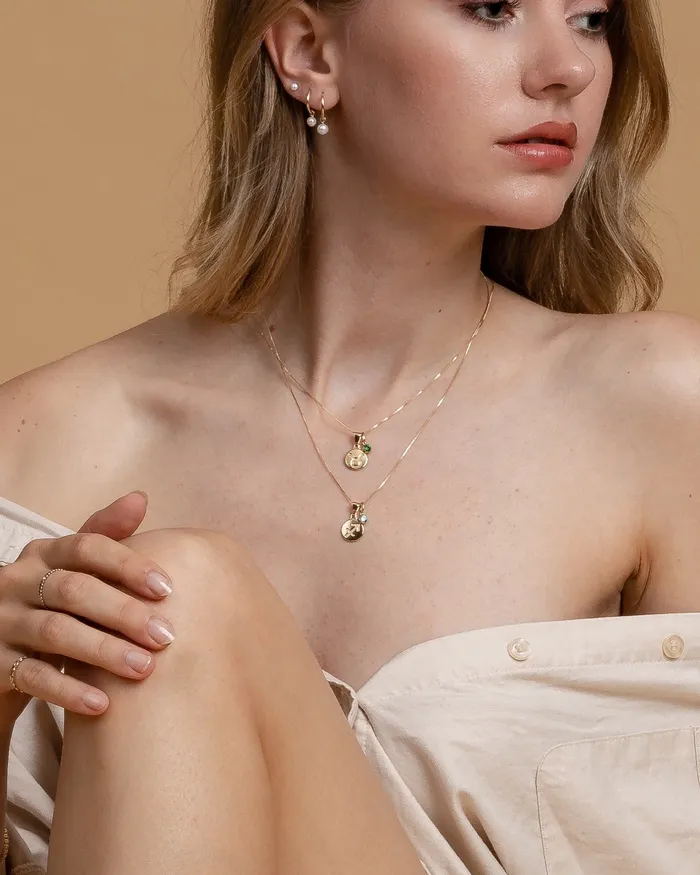 Libra Zodiac Necklace ERIJEWELRY Necklaces