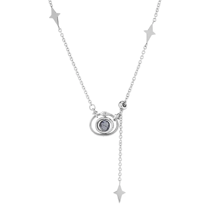 Necklaces Blackheadshop Planet Calling Orbiting Star Necklace Necklaces Blackheadshop Planet Calling Orbiting Star Necklace