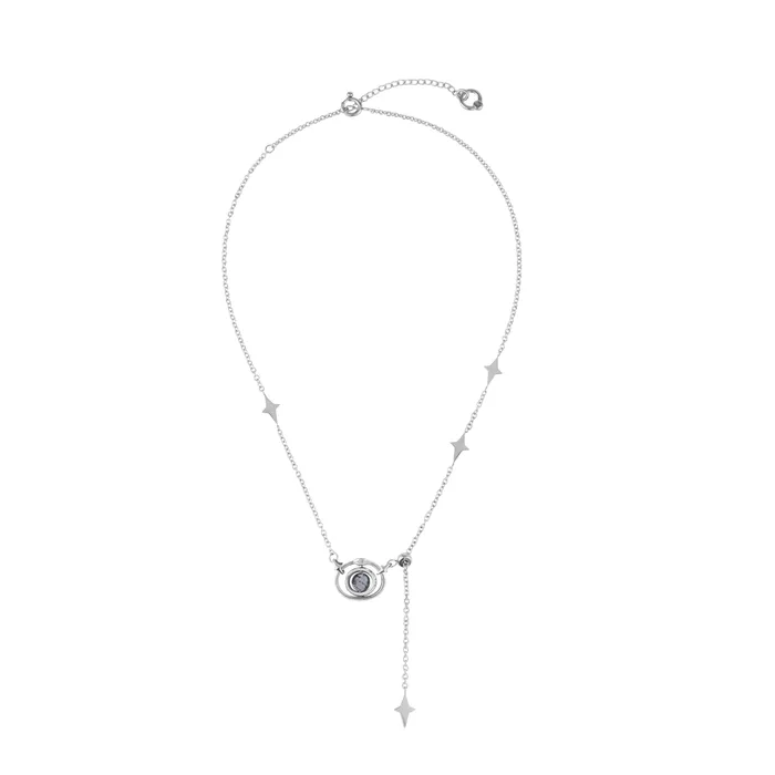 Necklaces Blackheadshop Planet Calling Orbiting Star Necklace Necklaces Blackheadshop Planet Calling Orbiting Star Necklace