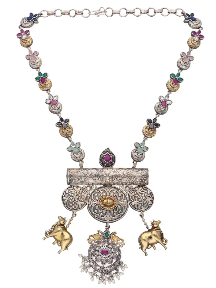 Necklaces Curio Cottage The Gypsy Multi Colored Beaded Bull Long Necklace Set Necklaces Curio Cottage The Gypsy Multi Colored Beaded Bull Long Necklace Set