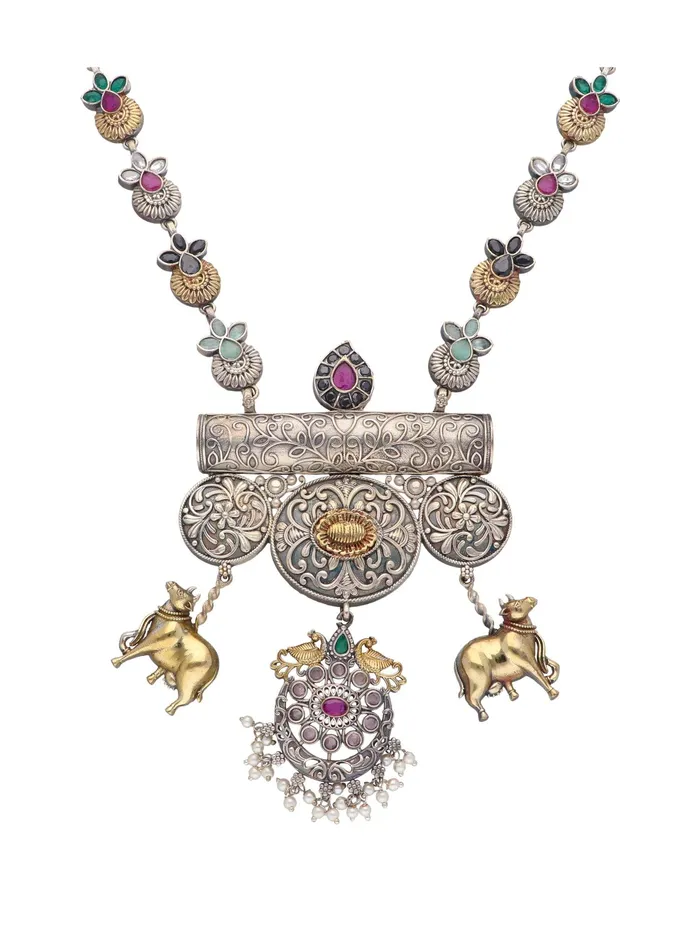 Necklaces Curio Cottage The Gypsy Multi Colored Beaded Bull Long Necklace Set Necklaces Curio Cottage The Gypsy Multi Colored Beaded Bull Long Necklace Set