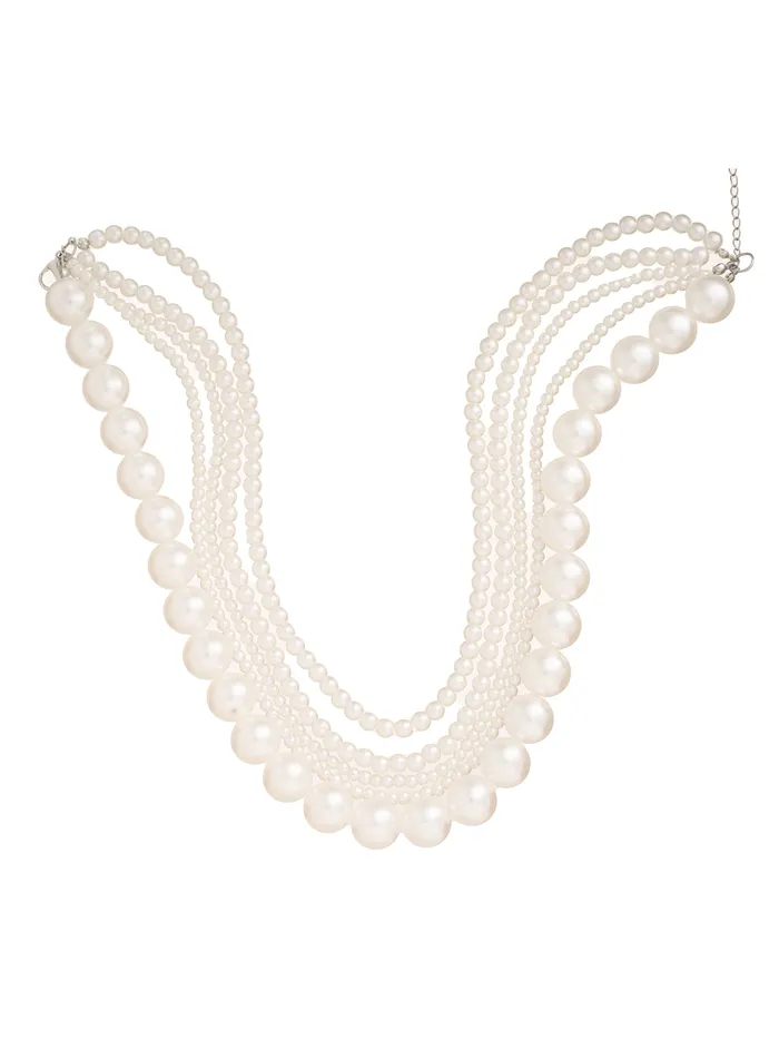 Necklaces Curio Cottage The Pearl Story Ivory Pearl Elegance Necklace Necklaces Curio Cottage The Pearl Story Ivory Pearl Elegance Necklace