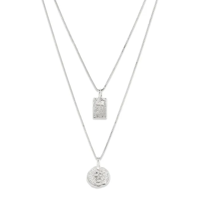 Necklaces Pilgrim Valkyria Silver Plated Necklace