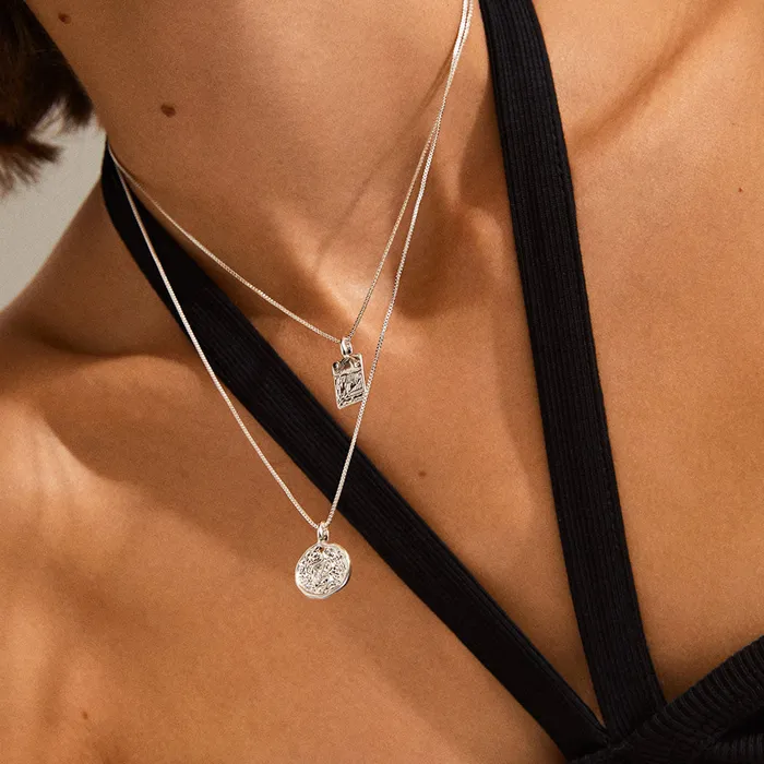 Necklaces Pilgrim Valkyria Silver Plated Necklace