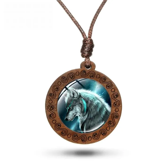 Wolf Stuff Wooden Wolf Necklace Necklaces