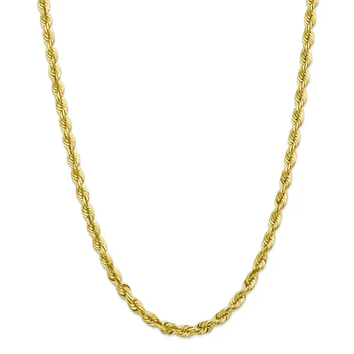 10k 55mm Diamondcut Rope ChainWBC10K04020 WB Choice Jewelry Necklaces 10k 55mm Diamondcut Rope ChainWBC10K04020 WB Choice Jewelry Necklaces