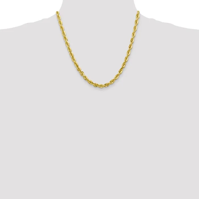 10k 55mm Diamondcut Rope ChainWBC10K04020 WB Choice Jewelry Necklaces 10k 55mm Diamondcut Rope ChainWBC10K04020 WB Choice Jewelry Necklaces