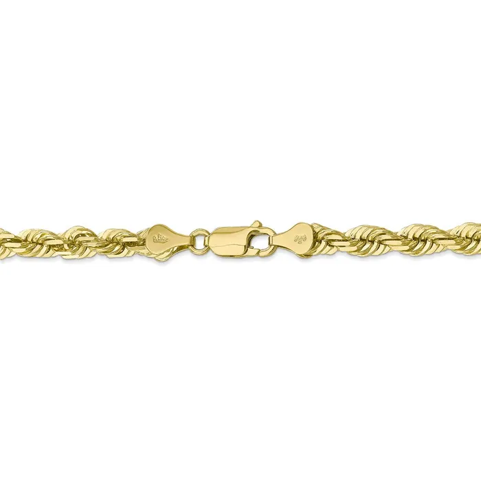 10k 55mm Diamondcut Rope ChainWBC10K04020 WB Choice Jewelry Necklaces 10k 55mm Diamondcut Rope ChainWBC10K04020 WB Choice Jewelry Necklaces