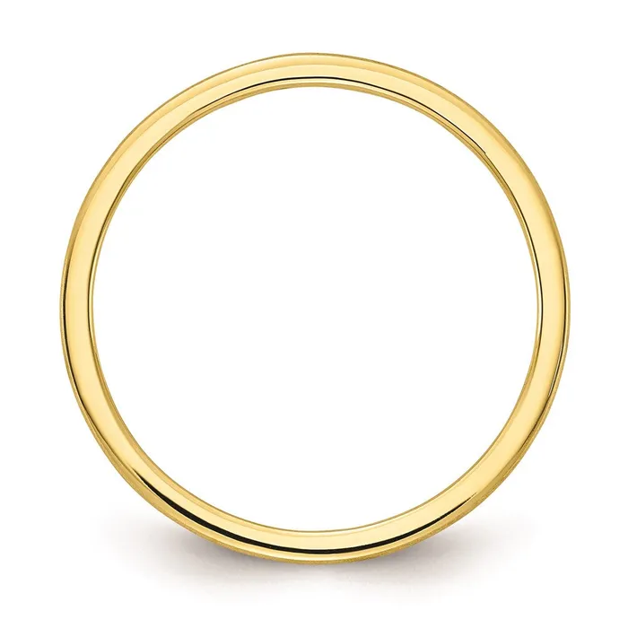 10K Gold 12mm Half Round Satin Stackable Band1STK24120Y4WBC WB Choice Jewelry Rings 10K Gold 12mm Half Round Satin Stackable Band1STK24120Y4WBC WB Choice Jewelry Rings