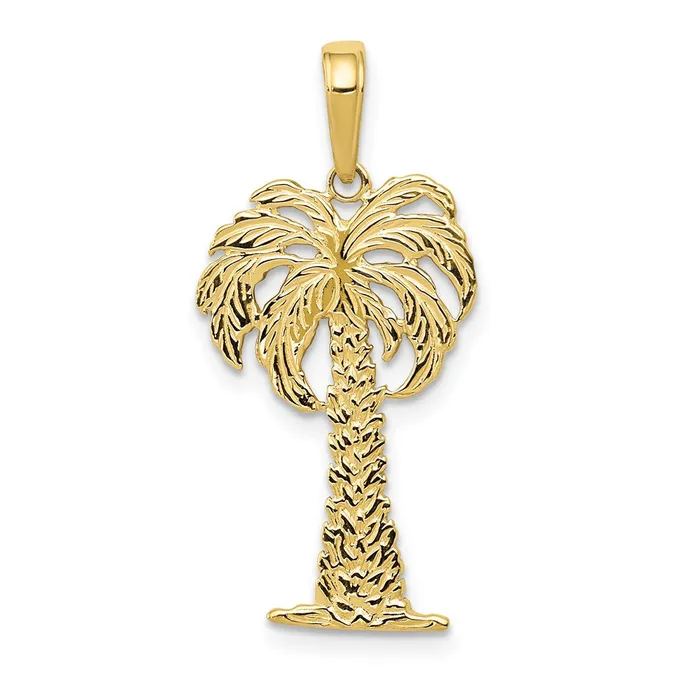 10k Palm Tree PendantWBC10K2887 WB Choice Jewelry Necklaces