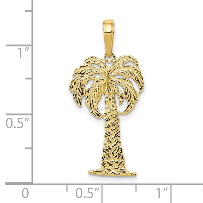 10k Palm Tree PendantWBC10K2887 WB Choice Jewelry Necklaces 10k Palm Tree PendantWBC10K2887 WB Choice Jewelry Necklaces