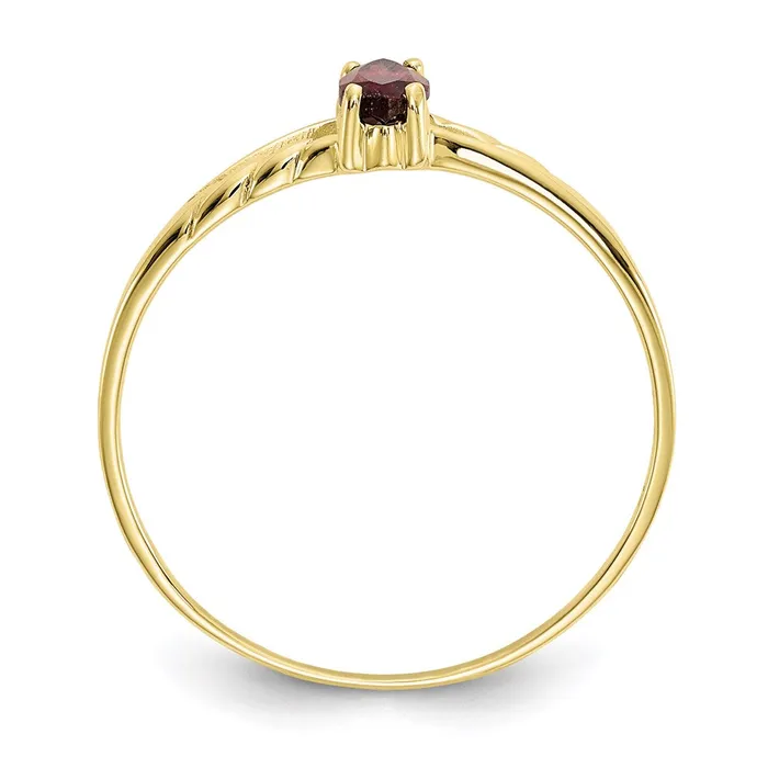 10k Polished Geniune Garnet Birthstone RingWBC10XBR178 WB Choice Jewelry Rings 10k Polished Geniune Garnet Birthstone RingWBC10XBR178 WB Choice Jewelry Rings