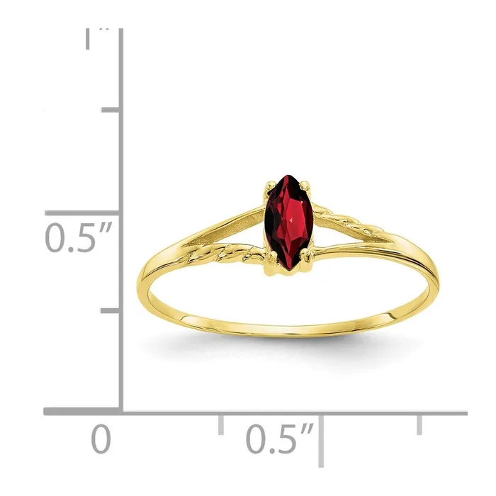 10k Polished Geniune Garnet Birthstone RingWBC10XBR178 WB Choice Jewelry Rings 10k Polished Geniune Garnet Birthstone RingWBC10XBR178 WB Choice Jewelry Rings