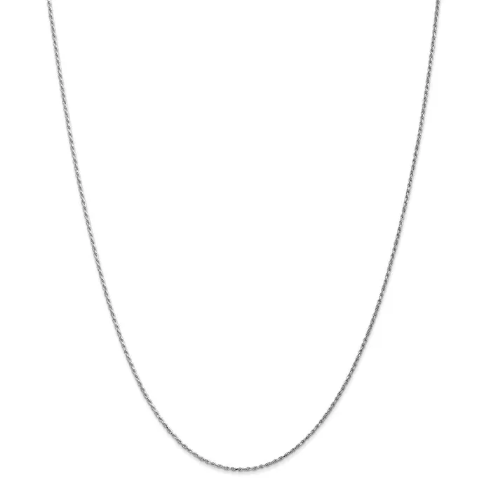 10k White Gold 115mm DC Machine Made Rope ChainWBC10W01018 WB Choice Jewelry Necklaces 10k White Gold 115mm DC Machine Made Rope ChainWBC10W01018 WB Choice Jewelry Necklaces