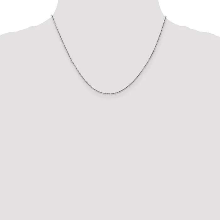 10k White Gold 115mm DC Machine Made Rope ChainWBC10W01018 WB Choice Jewelry Necklaces 10k White Gold 115mm DC Machine Made Rope ChainWBC10W01018 WB Choice Jewelry Necklaces