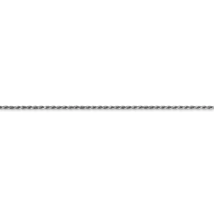 10k White Gold 115mm DC Machine Made Rope ChainWBC10W01018 WB Choice Jewelry Necklaces 10k White Gold 115mm DC Machine Made Rope ChainWBC10W01018 WB Choice Jewelry Necklaces